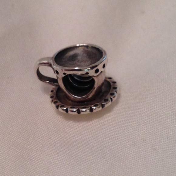 Pandora cup and saucer charm