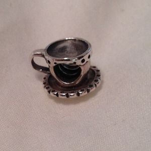 Pandora cup and saucer charm