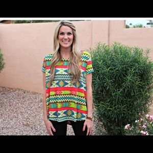 Flowy Aztec Tunic