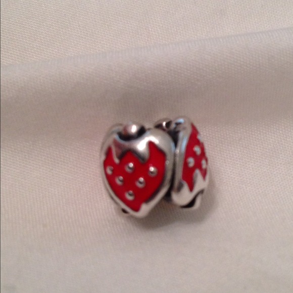 Pandora strawberry charm