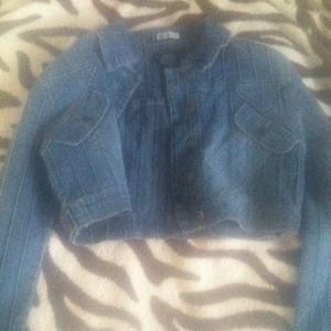 Denim jacket.