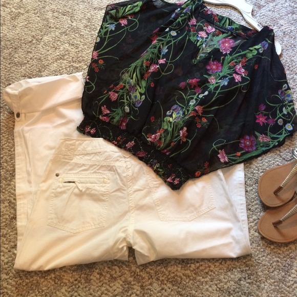 J. Crew white pants