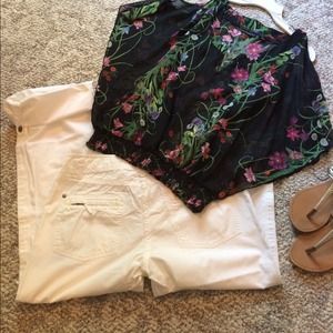 J. Crew white pants