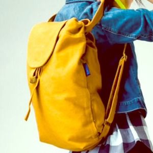 Gold Baggu Backpack