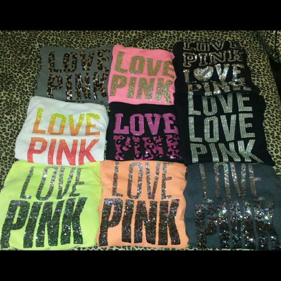 💕VS Pink bling hoodies💕