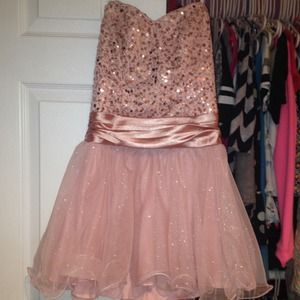 Pink homecoming dress SIZE THREE