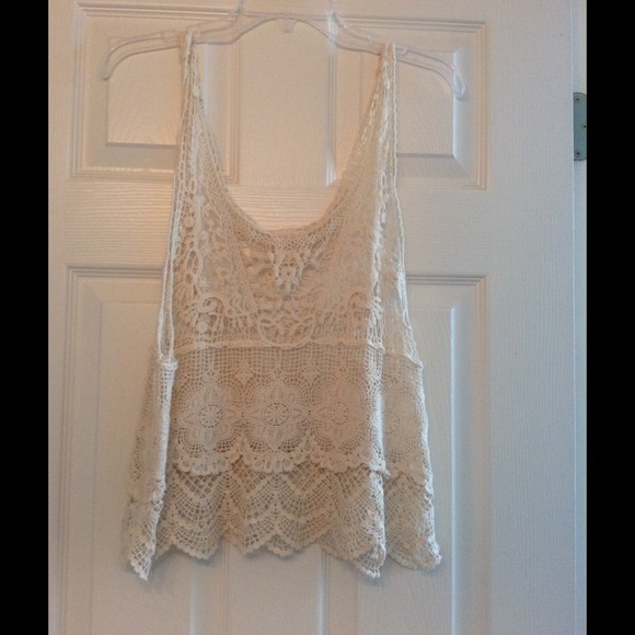 Boho crochet tank top SOLD