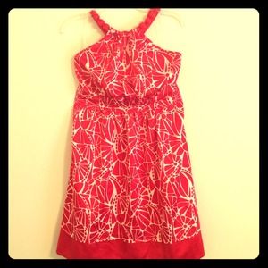 Forever21 Red Tropical Dress