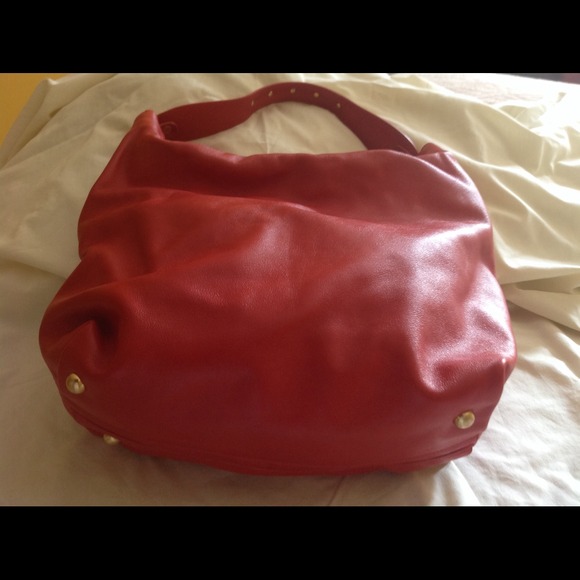Red Slouch Bag