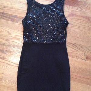 Black/sparkle dress