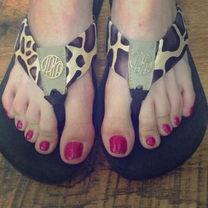 Leopard Print Sandals - prices are flexible