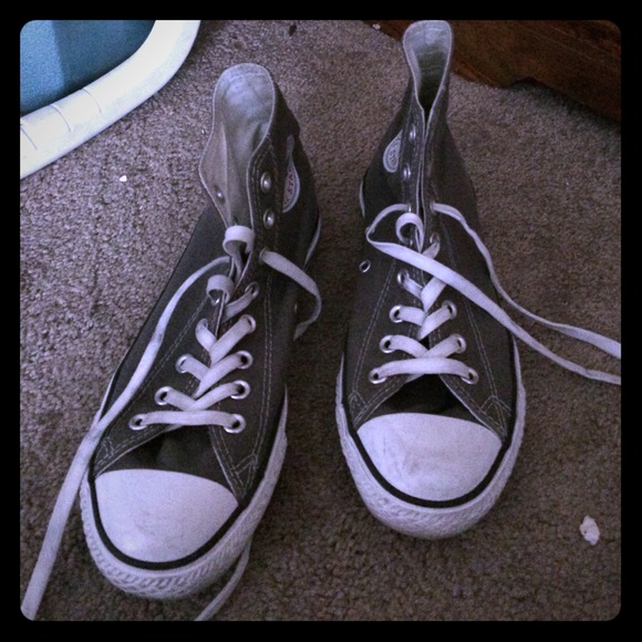 Grey Converse All-Star Hightops