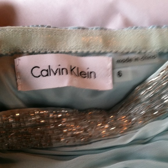 Calvin Klein Mint Evening Gown - Picture 3 of 3