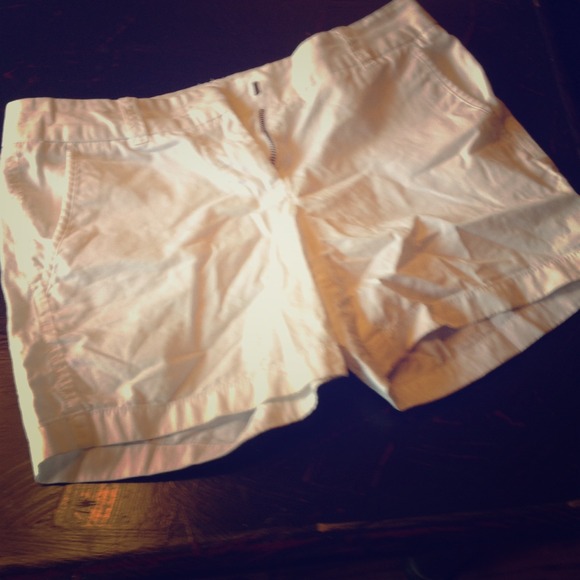 J crew chino white short.