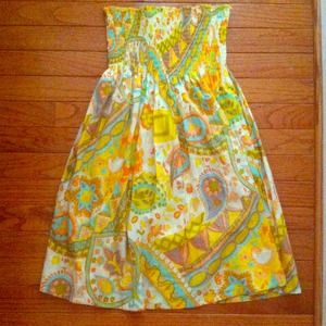 💛Strapless sundress💛