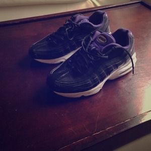 Black and purple AirMax