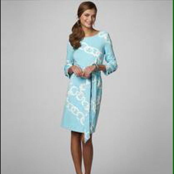 🚫sold🚫Lilly Pulitzer Jonah Dress in Tiffany blue