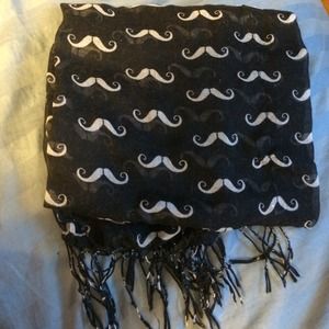 Mustache Scarf