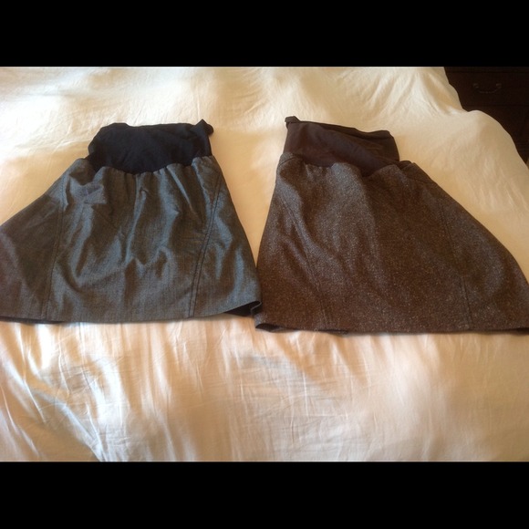 Two maternity skirts
