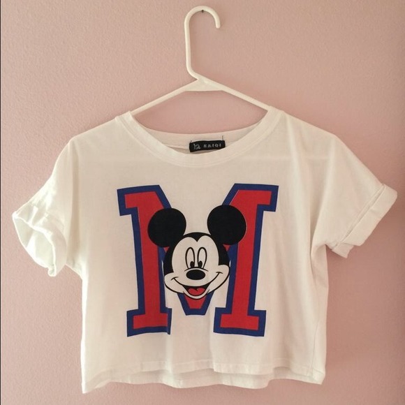 Mickey Mouse Loose crop top
