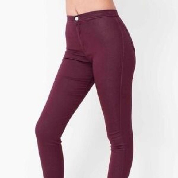 🚨SOLD🚨American Apparel Easy Jean in Zinfandel!😍