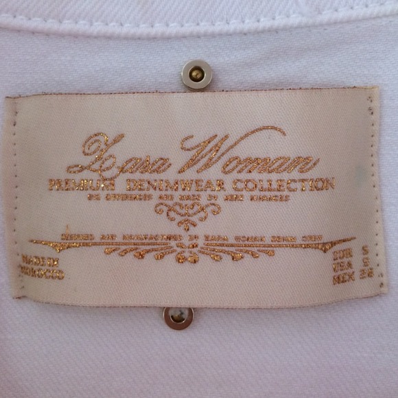 White denim studded Zara jacket! - Picture 4 of 4