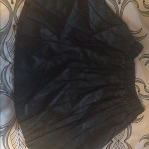 Leather pleated skirt by Vera Wang