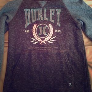 Baseball Sleeve Hurley Hoodie