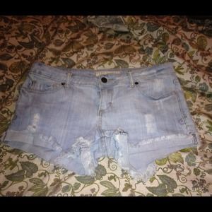 Light wash Shorts