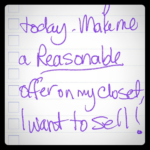 Make an offer! I want to sell!