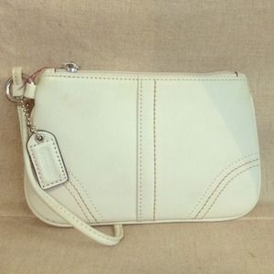 White Coach wristlet! With tags!