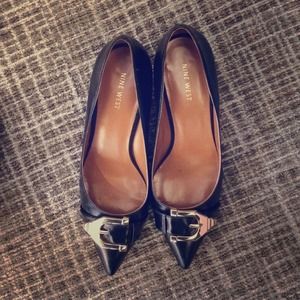 Nine West Kitten Heal Pumps