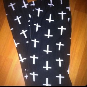 Cross leggings