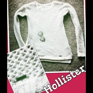 💖 Hollister White Knit