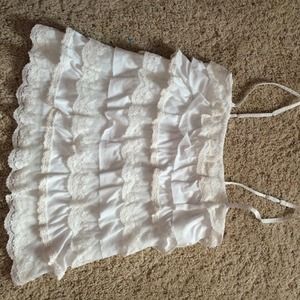Ruffled Lace Cami