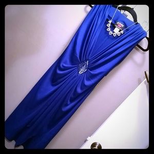 Blue dress. Perfect date night!