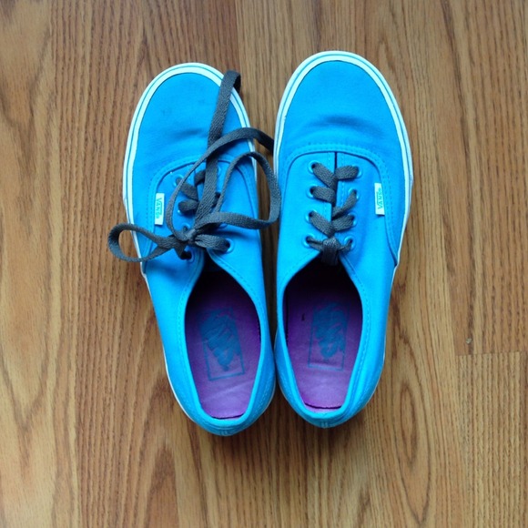 Aqua Blue Vans