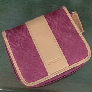 XOXO Pink and Tan Wallet