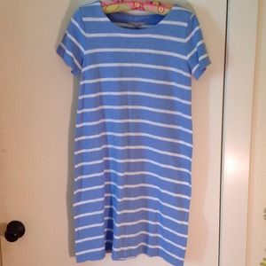 STRIPED LONG TEE DRESS