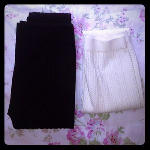 ✨Brown and Cream textured leggings bundle✨