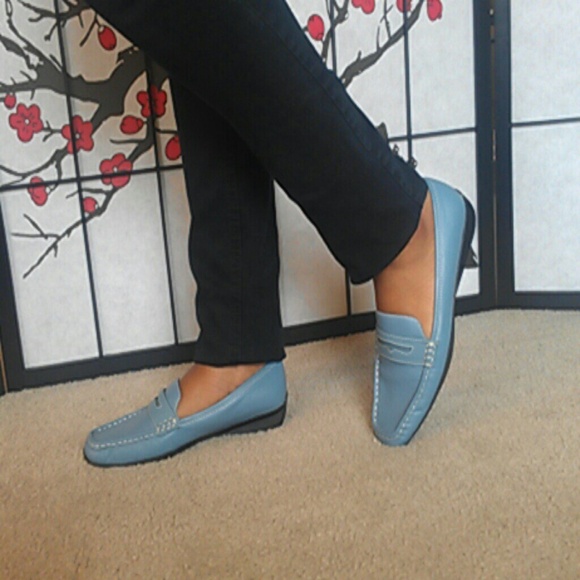 Bellini Blue Leather Loafer
