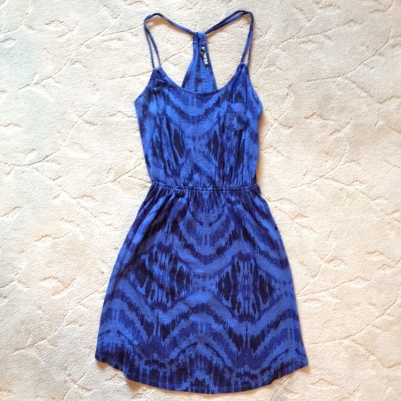 Blue Express Razor Back Sundress!! - Picture 2 of 4