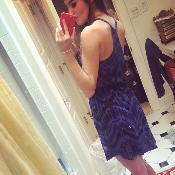Blue Express Razor Back Sundress!! - Picture 4 of 4
