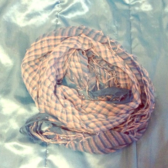 Blue scarf