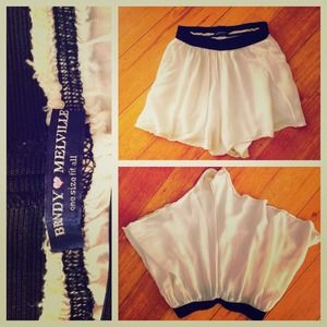 Never worn White Brandy Melville Shorts