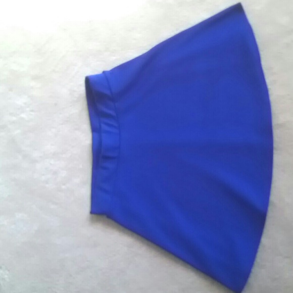 Blue Skater Skirt
