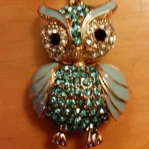 Betsey Johnson stunning owl necklace!
