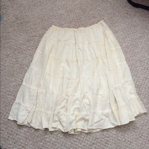 long cotton skirt
