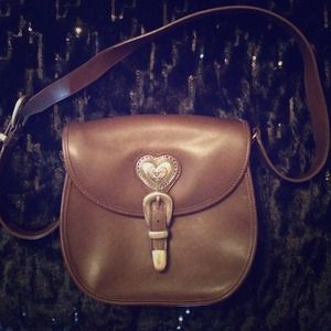 Vintage leather crossbody