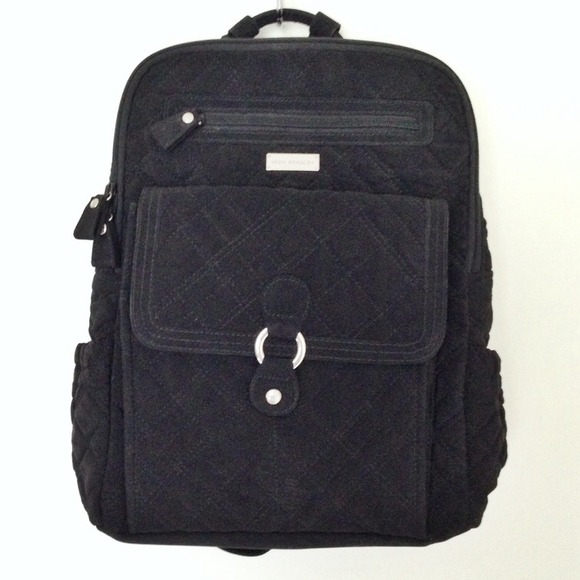 VERA BRADLEY Backpack Purse Classic Black